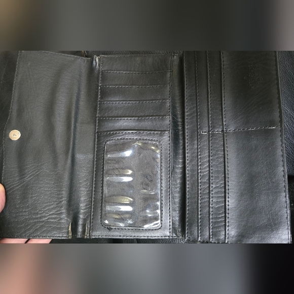 Gucci Black Vintage Traditional Logo Unauthenticated Used/vintage 7.5"×4" - Picture 4 of 8